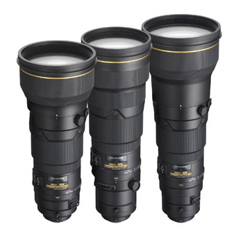 Nikon Nikkor AF-S 400mm, 500mm, & 600mm VR II Lenses