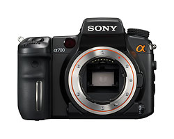 Sony DSLR-A700 - front view