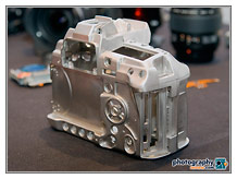 Olympus E-3 internal magnesium chassis