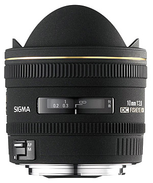 Sigma 10mm F2.8 EX DC HSM Fisheye Lens