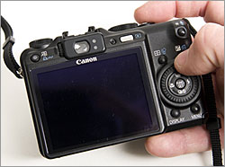 Canon PowerShot G9 - 3-inch LCD & thumb-controlled Control Dial