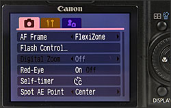 Canon PowerShot G9 - LCD Display