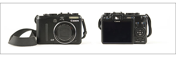 Canon PowerShot G9 - front and back