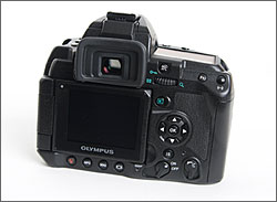 Olympus E-3 back controls