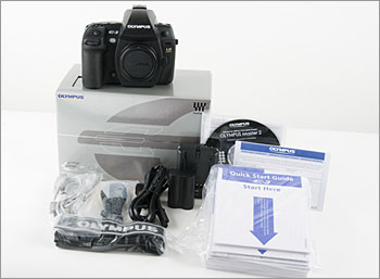 Olympus E-3 - Box Contents