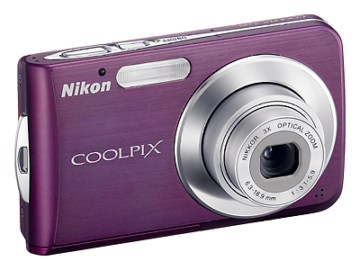 Nikon CoolPix S210 Digital Camera - Plum