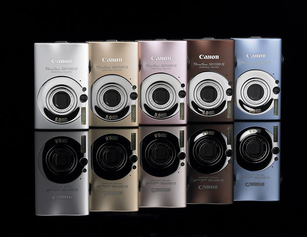 Canon PowerShot SD1100 IS Digital ELPH Camera - Colors