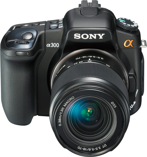 Sony Alpha DSLR-A300 Digital SLR - Front