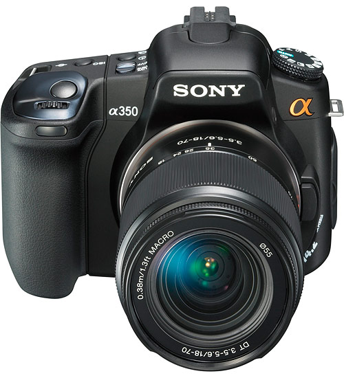 Sony Alpha DSLR-A350 Digital SLR - Front