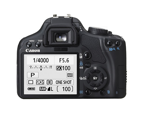 Canon EOS Rebel XSi Digital SLR - Back