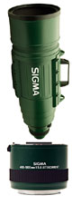 Sigma APO 200-500mm F2.8/400-1000mm EX DG Lens