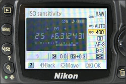 Nikon D40x - LCD Display