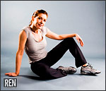 Nikon D40x - Fitness model stock photo