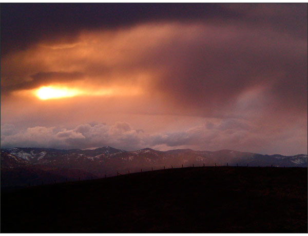 Sunset, Bitterroot Mountains - © 2008 Patia Stephens