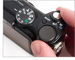 Nikon Coolpix P5100 - Command dial and Mode dial