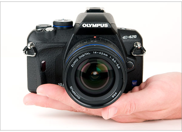 Olympus E-420 - world's smallest digital SLR