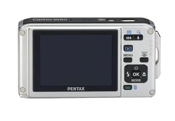 Pentax Optio W60 - Rear LCD