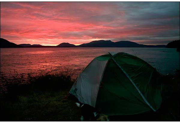 Sigma DP1 Sample Photo - Camping Sunset