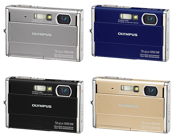 Olympus Stylus 1050 SW - Colors