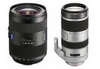 Sony SAL1635ZA and SAL70400G Lenses