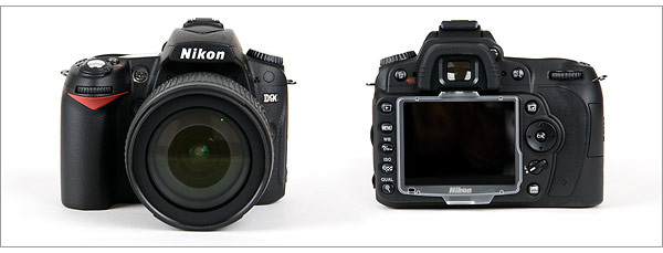 Nikon D90 - front and back