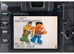 Olympus E-420 - LCD Display