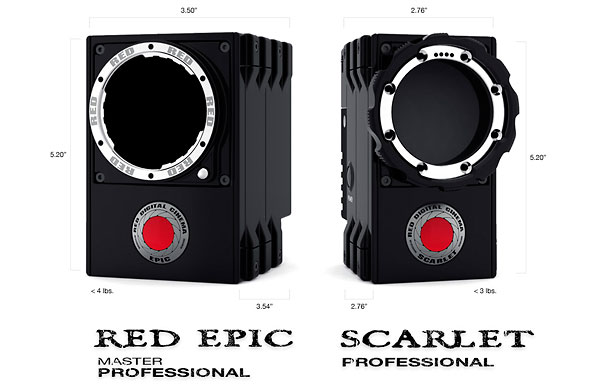 Red DSMC Epic and Scarlet Brains