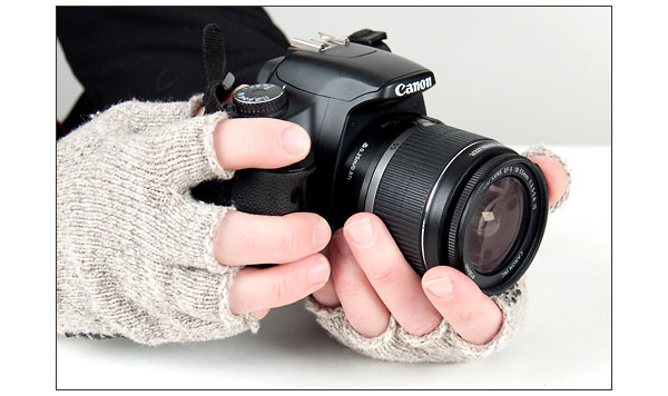 Fingerless gloves for photographers