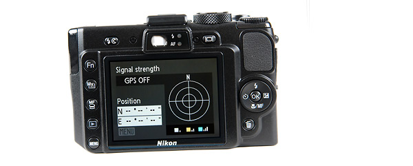 Nikon Coolpix P6000 and GPS status display