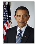 President Barack Obama digital portrait