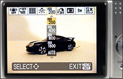 Panasonic Lumix DMC-TZ5 - LCD Display