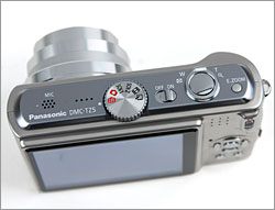 Panasonic Lumix DMC-TZ5 - Top controls and Mode dial