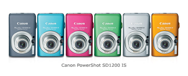 Canon PowerShot SD1200 IS - Colors