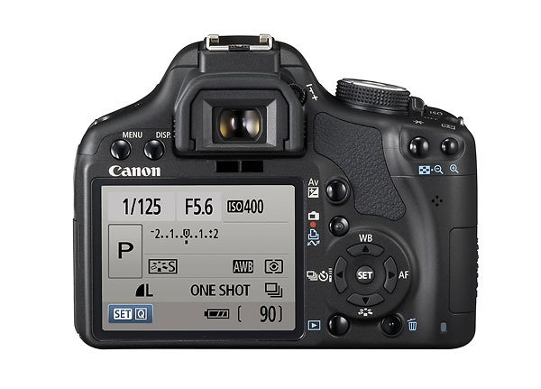Canon EOS Rebel T1i - Rear LCD