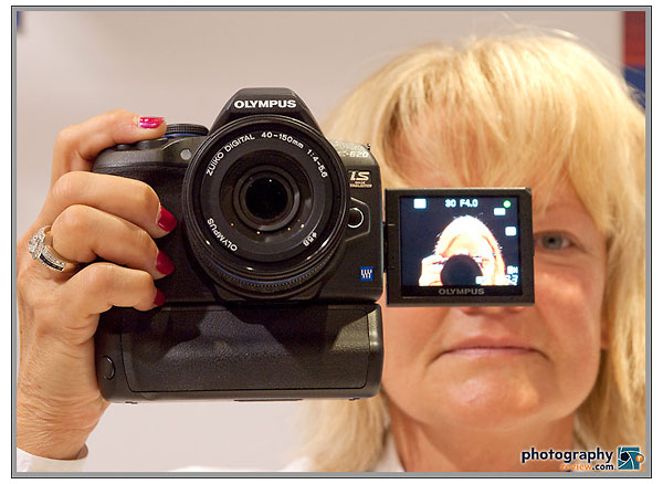 Sally Smith Clemens and the new Olympus E-620 digital SLR