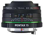 Pentax DA 15mm f/4 ED AL Limited Ultra Wide-Angle Lens