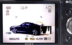 Sony Cybershot DSC-H50 - LCD Display