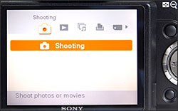 Sony Cybershot DSC-H50 - LCD Display