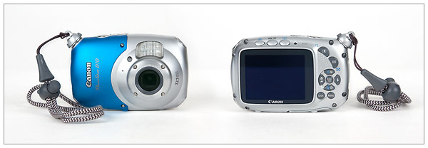 Canon PowerShot D10 Waterproof Digital Camera - Front & Back