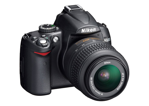 Nikon D5000 Digital SLR - Top