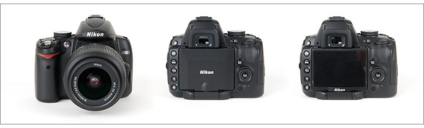 Nikon D5000 - front and back