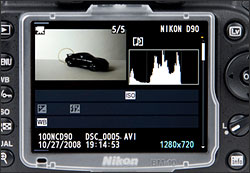 Nikon D90 - LCD Display