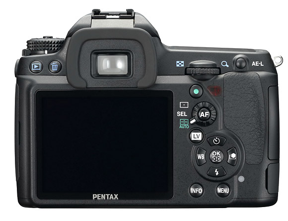 Pentax K7 Digital SLR - Rear & LCD