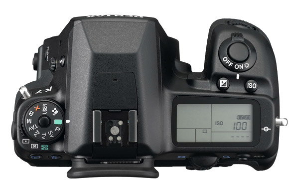 Pentax K7 Digital SLR - Top View