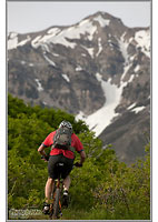 Gheen Hillman, with Mt Timpanogos in the background and the Clik Elite Compact Sport camera pack on his back