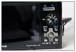 Olympus Stylus 1050 SW camera controls