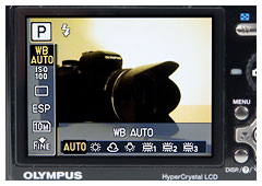 Olympus Stylus 1050 SW FUNC menu