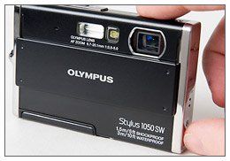 Olympus Stylus 1050 SW digital camera design