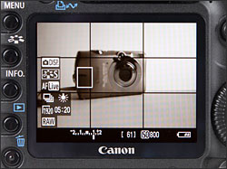 Canon EOS 5D Mark II - LCD Display