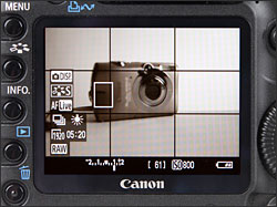 Canon EOS 5D Mark II - LCD Display